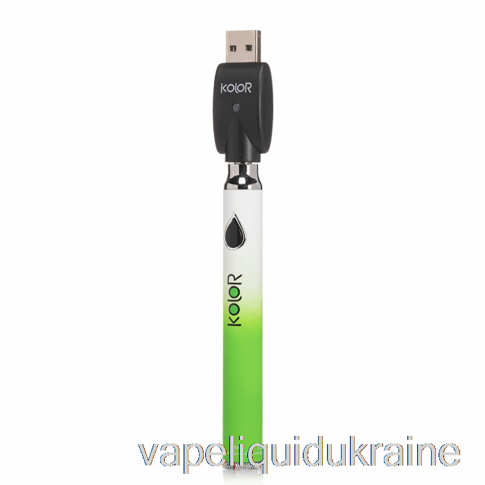 Vape Liquid Ukraine Leaf Buddi Kolor Twist Slim 650mAh Battery Green